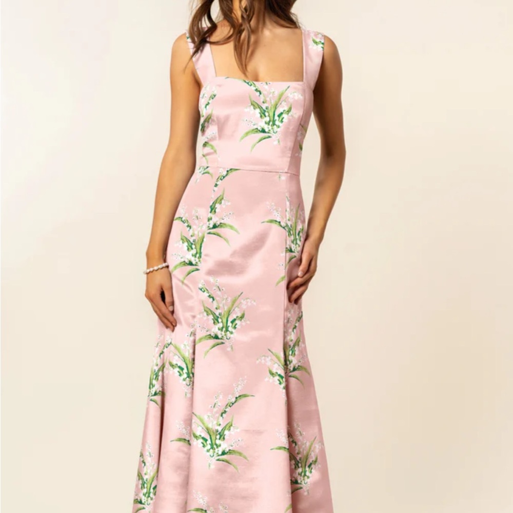 Lulu Kate Floral Pink Maxi Dress